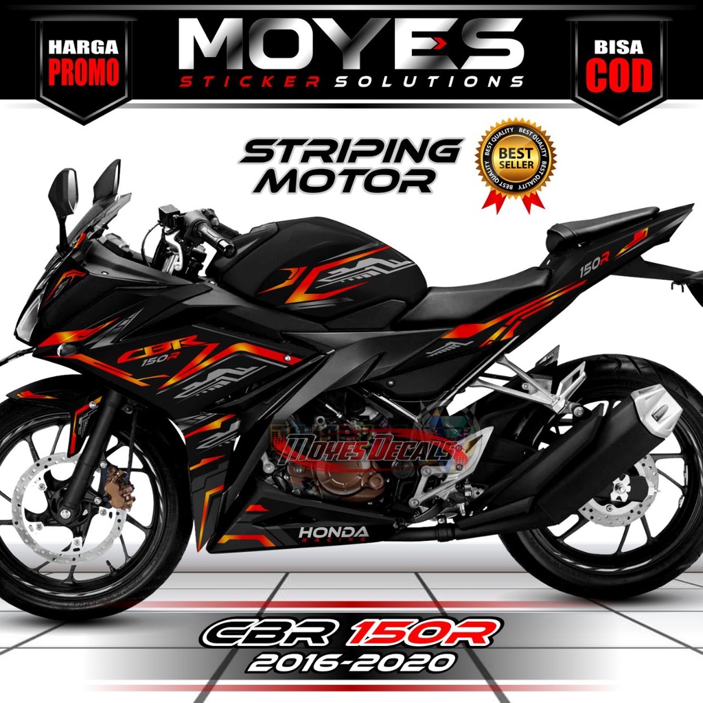 striping cbr 150 r facelift - Striping CBR150R Facelift / Stiker CBR 150R / Striping Variasi CBR 150