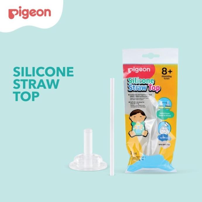 Pigeon Silicone Straw Top Set Spare Sedotan Pengganti Dot