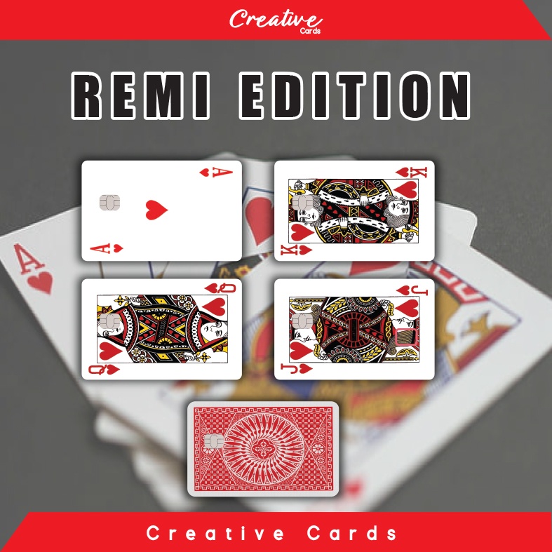 

Stiker Sticker Kartu Atm Skin Card - Remi Edition Vinyl + Laminating Glossy Stiker BCA Mandiri Bri Bni Debit Credit Emoney, Flazz, Etoll Tapcash Brizzidll