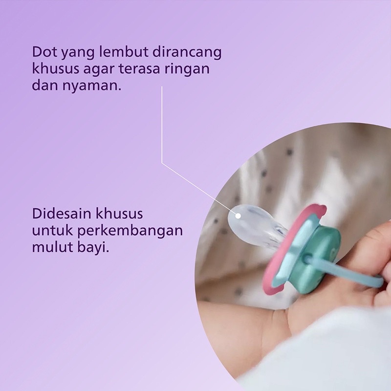 Philips Avent Soother Ultra Air 18m+ Empeng Bayi Dot Bayi