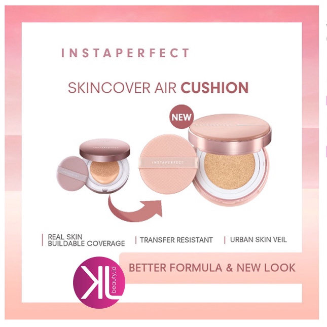 Wardah INSTAPERFECT Skin Cover AIR CUSHION Kemasan Baru