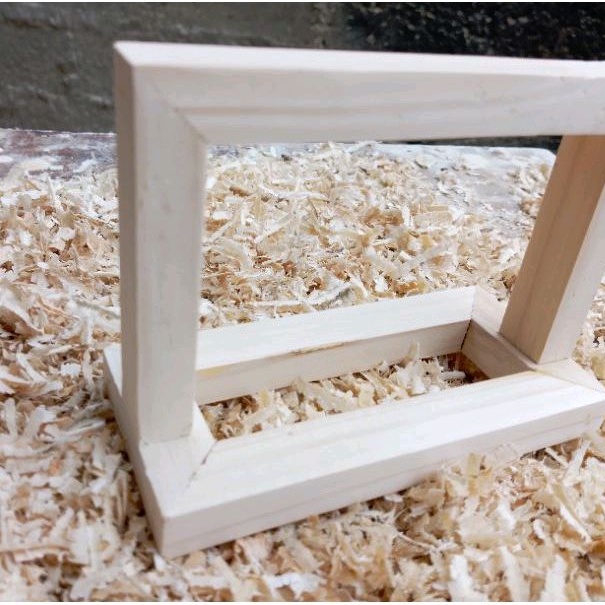 stand kayu kalender mini jati belanda