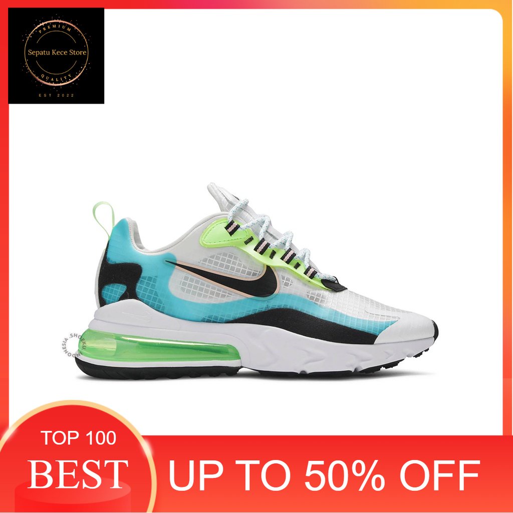 Sepatu Sneakers Air Max 270 React SE 'Oracle Aqua' Import Original Pria Wanita