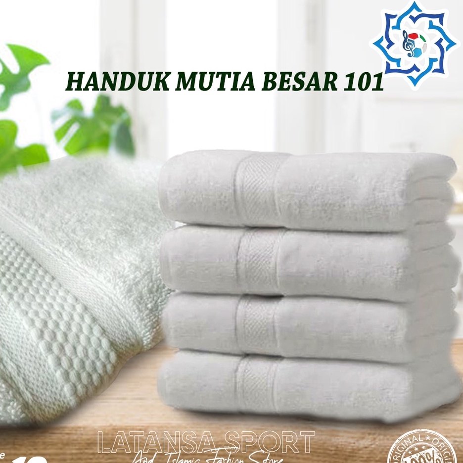 HANDUK MUTIA BESAR WARNA PUTIH