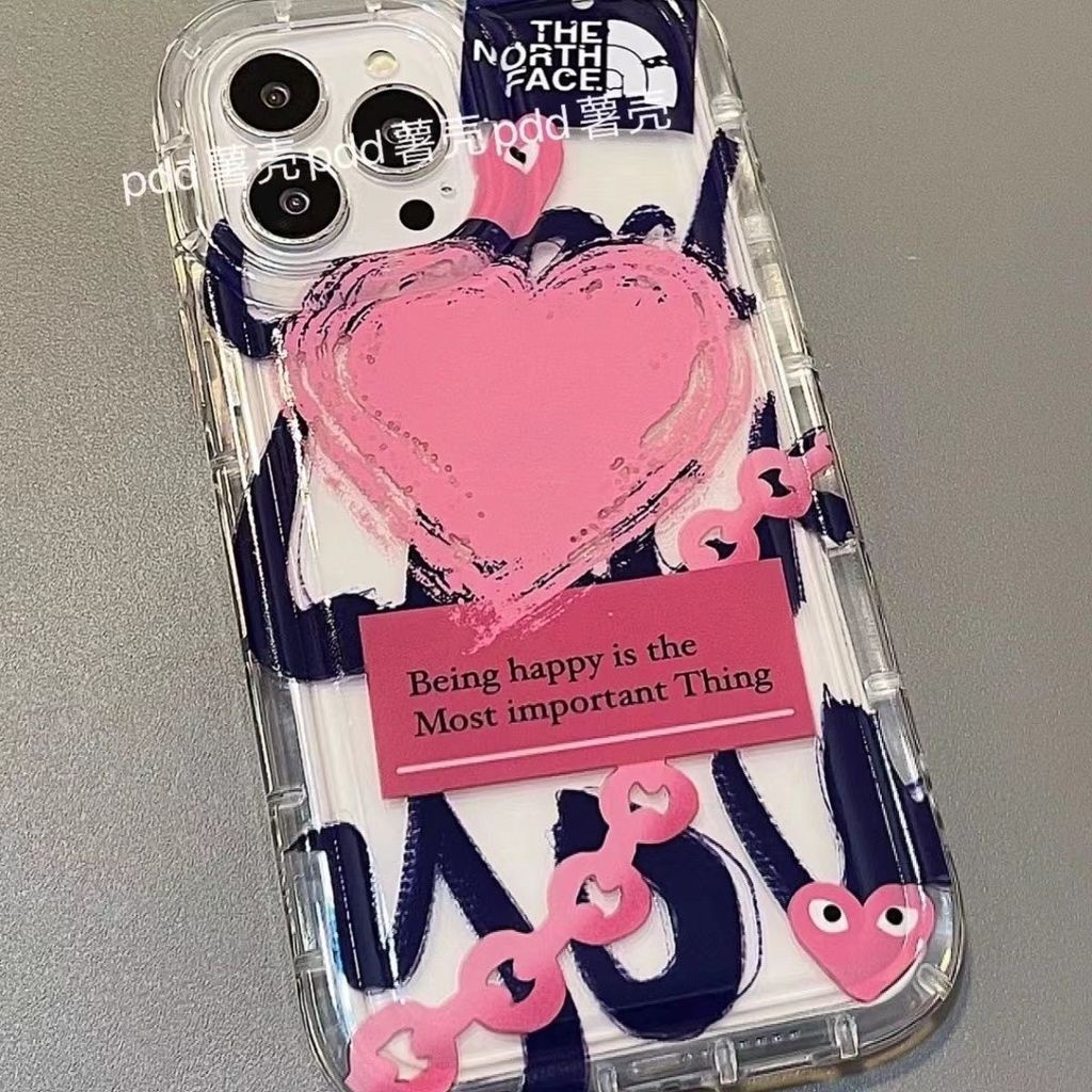 Chaopai Soft Case Hp Gambar Hati Untuk IPhone 12 / 13 / 14 / 11promax / X / Xs Max / Xr bbggbh