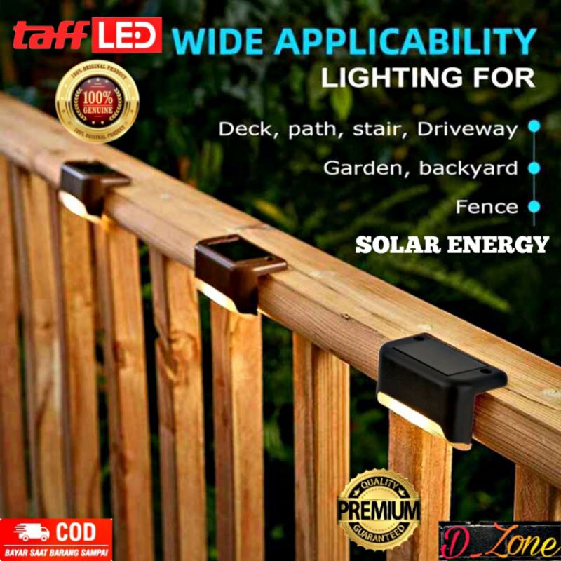Lampu Hias Taman Tangga Pagar Solar Waterproof Lampu Solar Waterproof Warm White