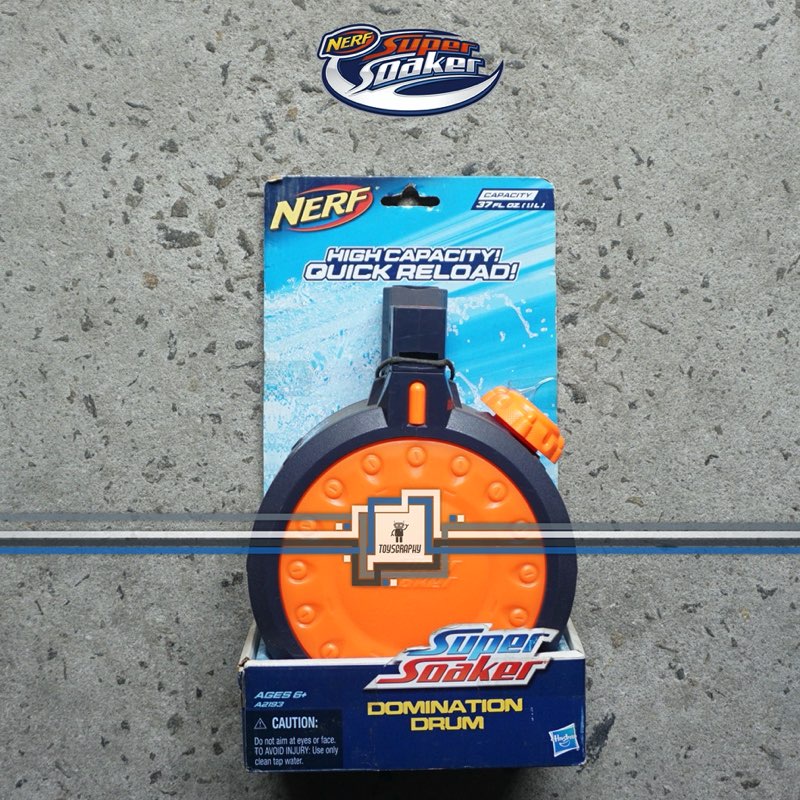 Nerf Super Soaker Domination Drum Water Clip Refill Magazine Water Gun