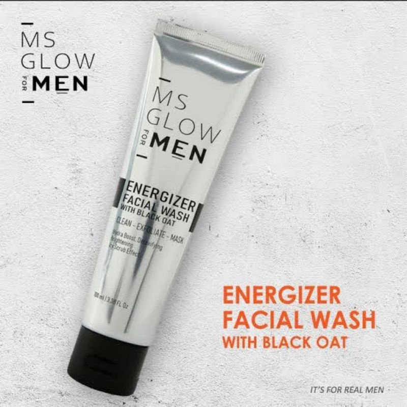 FACIAL WASH MEN MS GLOW // ENERGIZER FACIAL WASH MEN