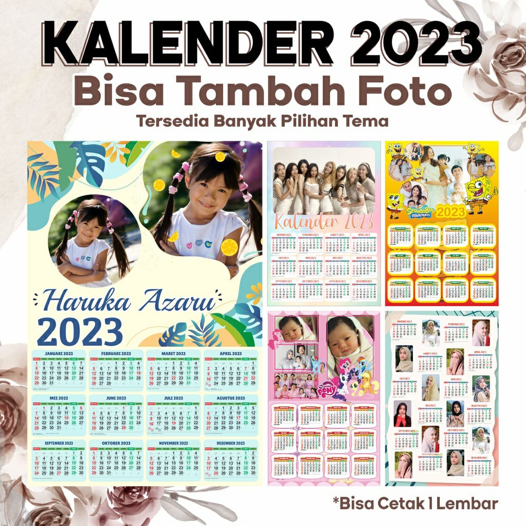 

Kalender Dinding 2023 Foto Sendiri
