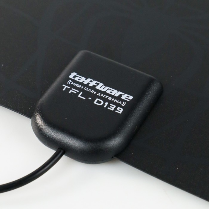 Taffware Antena TV Digital Indoor Set Box  DVB-T2 25dB Spider Pattern V2.0 - TFL-D139 - Black