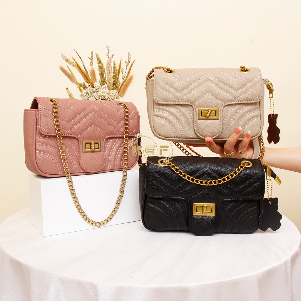 FLASH SALE! KEF Tas Wanita Kim Import Premium 2010/ShoulderBag Slingbag Fashion Korea - 2010