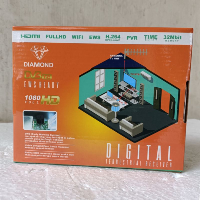 Set Top Box TV Digital Noise Kuning