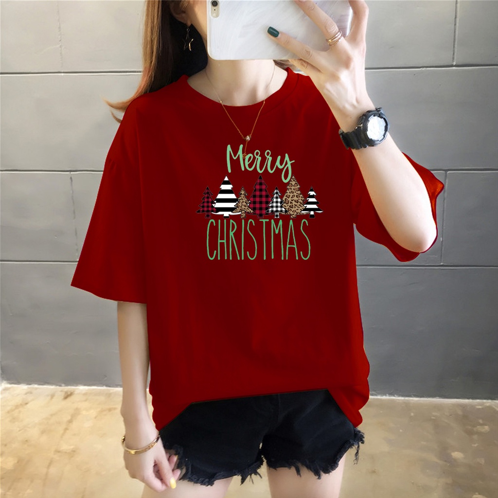 KAOS 0VERSIZE WANITA SPECIAL CRISTMAS EDITION 2