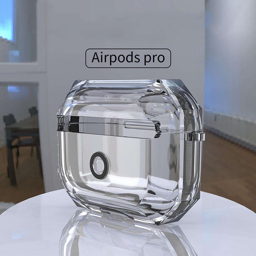 Case Pelindung Bahan TPU Transparan Untuk Airpods 3 2 1 3 Pro