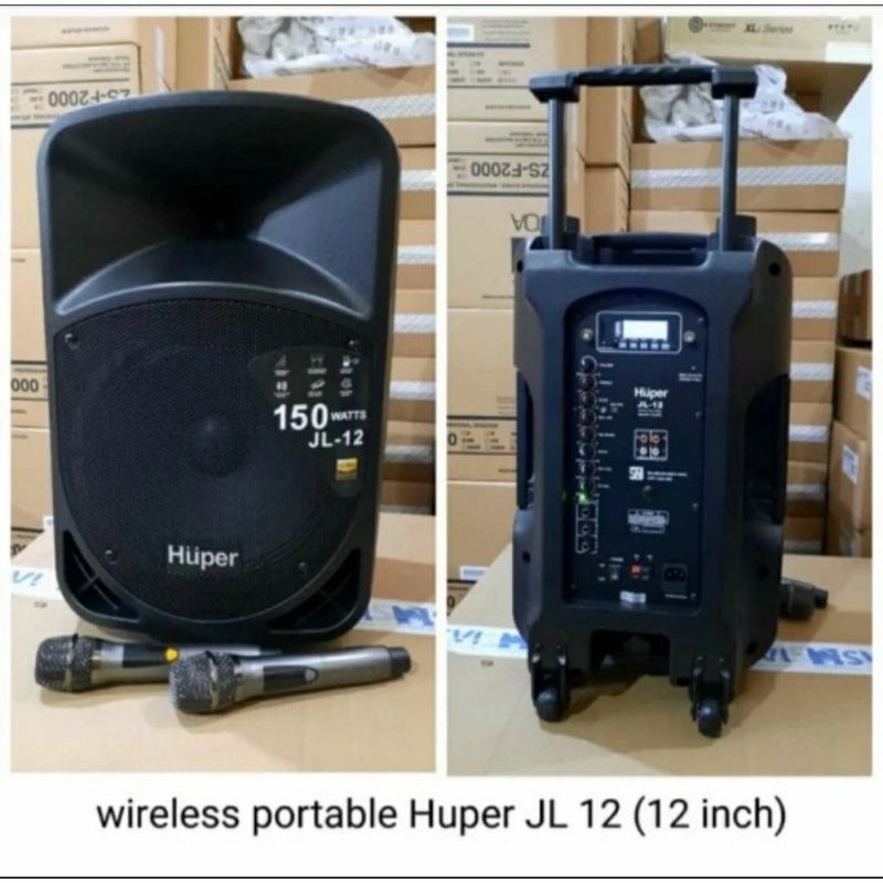 Speaker Portable HUPER JL 12 JL12 ORIGINAL 12 INCH