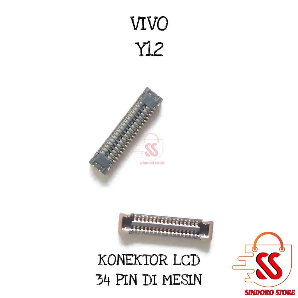 Konektor Lcd Vivo Y12 Fpc Lcd 34 Pin Di Mesin