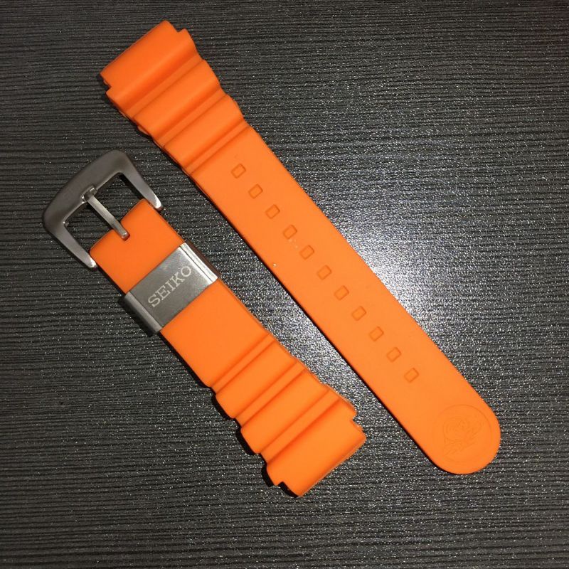 STRAP TALI JAM RUBBER/KARET SEIKO Silicone Tali Jam Tangan Seiko Diver 22mm warna lengkap