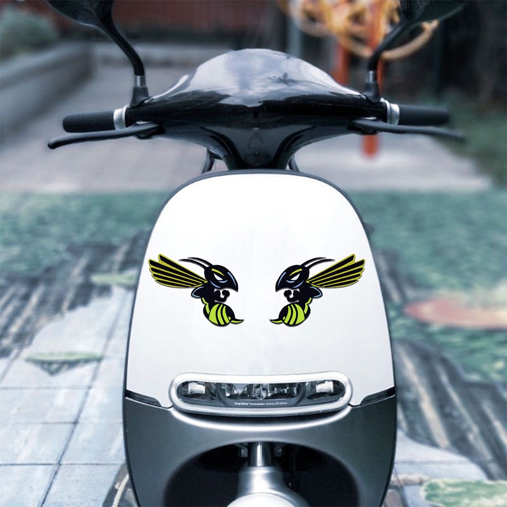 Click 125i 150i PCX WAVE 110 XRM CB CBR Sepeda Motor Stiker Reflektif Stiker Dekoratif Honda Bee Modifikasi Stiker Dekoratif Skuter Motor Sepeda Motor Decal