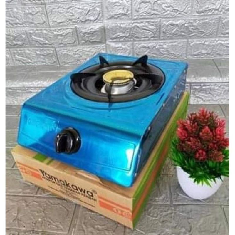 [COD] KOMPOR GAS 1 TUNGKU STAINLESS STEEL YAMAKAWA