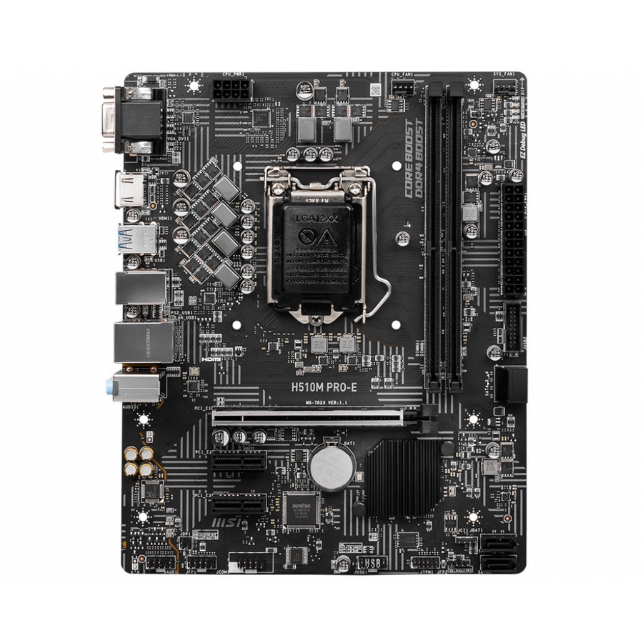 MOTHERBOARD MSI H510M PRO-E LGA 1200 , H510 , USB 3.2