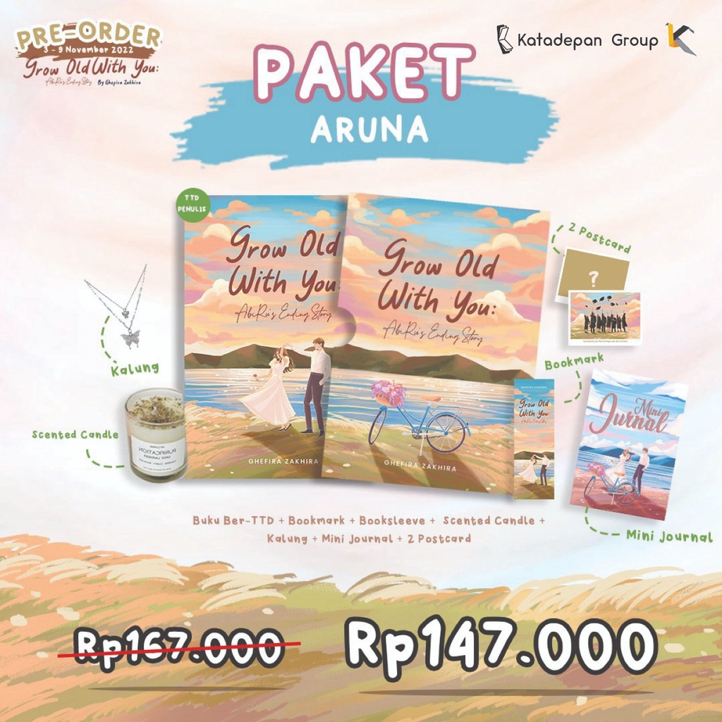 PRE ORDER Grow Old With You: AbiRu's Ending Story - Ghefira Zakhira