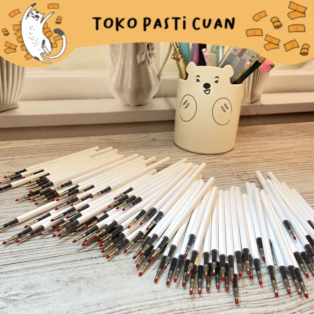 

isi pulpen pen bolpen tinta hitam termurah keperluan sekolah alat tulis kantor atk fancy lucu imut bisa cod import murah banget