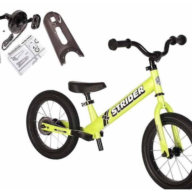 STRIDER 14X SPORT + PEDAL KIT-BALANCE BIKE sepeda anak