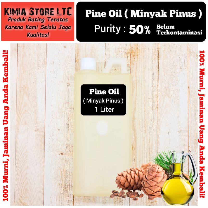 Jual Pine Oil 1 Liter / Minyak Pinus Murni 100% / Bahan Karbol | Shopee ...