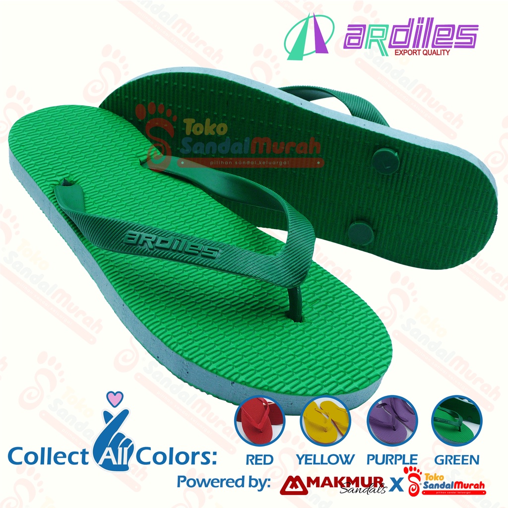 Toko Sendal Murah - Sandal Japit Ardiles Warna / Sandal Japit Perempuan Dewasa / Sandal Japit Laki - Laki Dewasa [Toko Sendal Murah LDS 06 Ardiles 705]