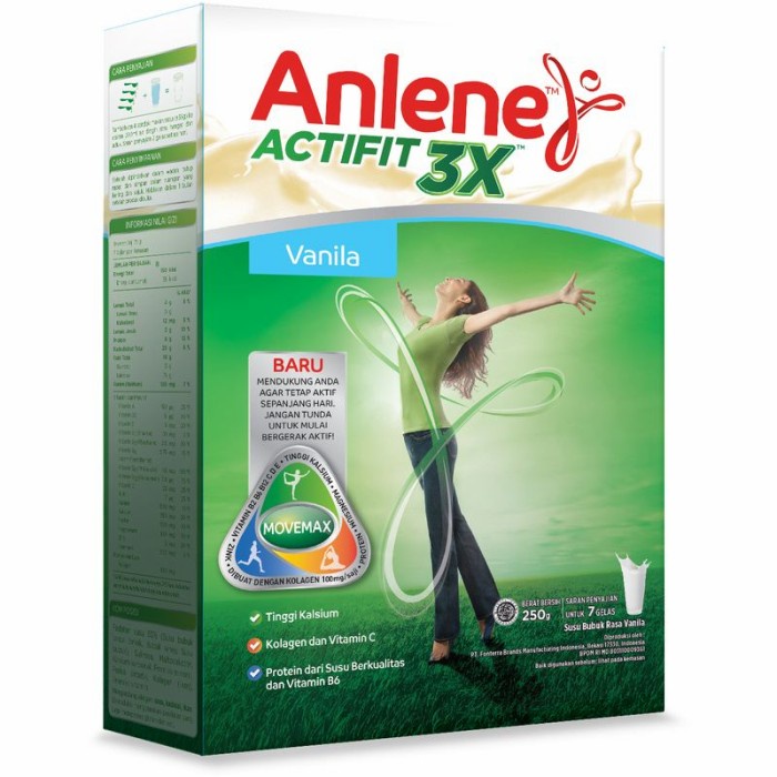 

Anlene actifit vanilla 250g