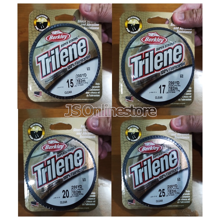 Senar Pancing Berkley Trilene 100% Fluorocarbon