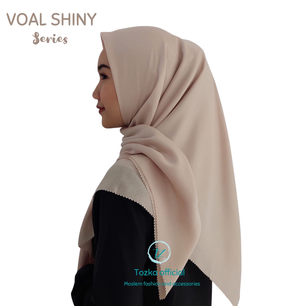 VOAL SHINY HIJAB I hijab segi empat by Tozka