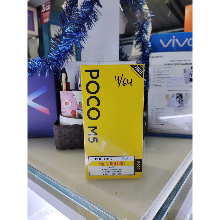 HP POCO M5 RAM 4GB INTERNAL 64GB BARU