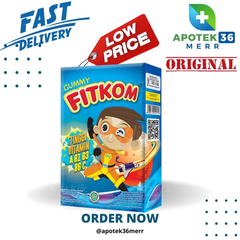 FITKOM GUMMY BIRU BOX 4SACHET