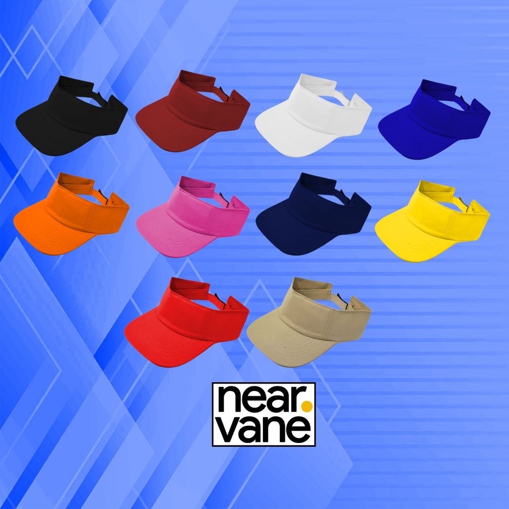 Topi Golf Zumba Sepeda Olah Raga Senam Pantai Olahraga Korea Summer Tenis Bolong Tennis Outdoor Wanita Pria Lapangan Warna Hitam Putih Cream Biru Navy Kuning Merah Marun Oren Orange Pink
