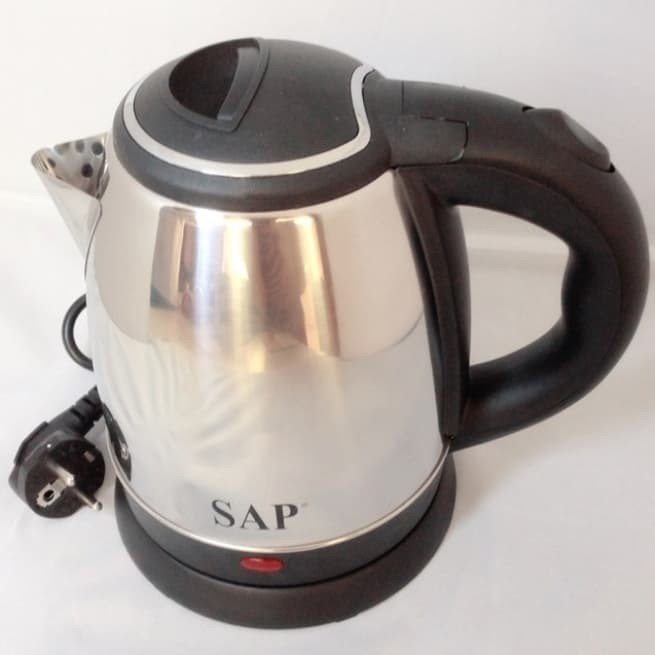 Sap Kettle Listrik 1Lt 300Watt Teko Listrik Pemanas Air Stainless Stel