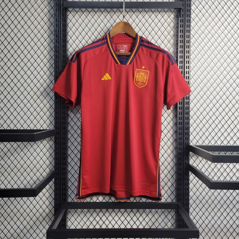 JERSEY SPANYOL HOME - JERSEY SPAIN HOME GRADE ORI PIALA DUNIA 2022/2023