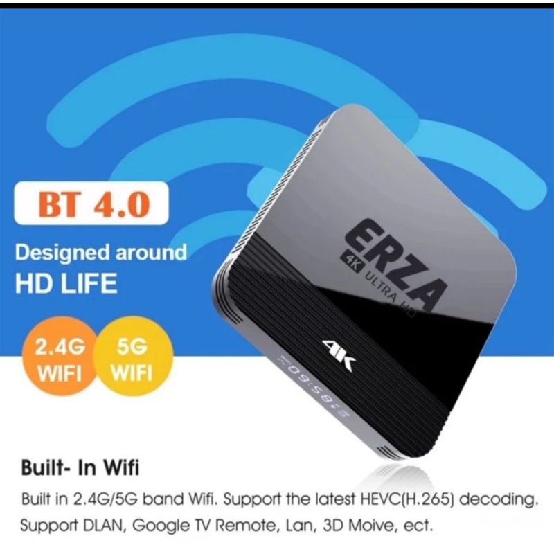 Promo H96 Mini Tv Box Android 2GB 16GB Quad Core 4K 2.4G Wifi