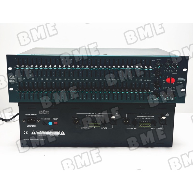 Equalizer BSS FCS 966 Opal FCS966 ( 2 x 31 Channel )