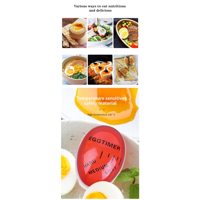 Egg Perfect Egg Timer Pengukur Suhu Telur Rebus Telur Boiled EggTimer