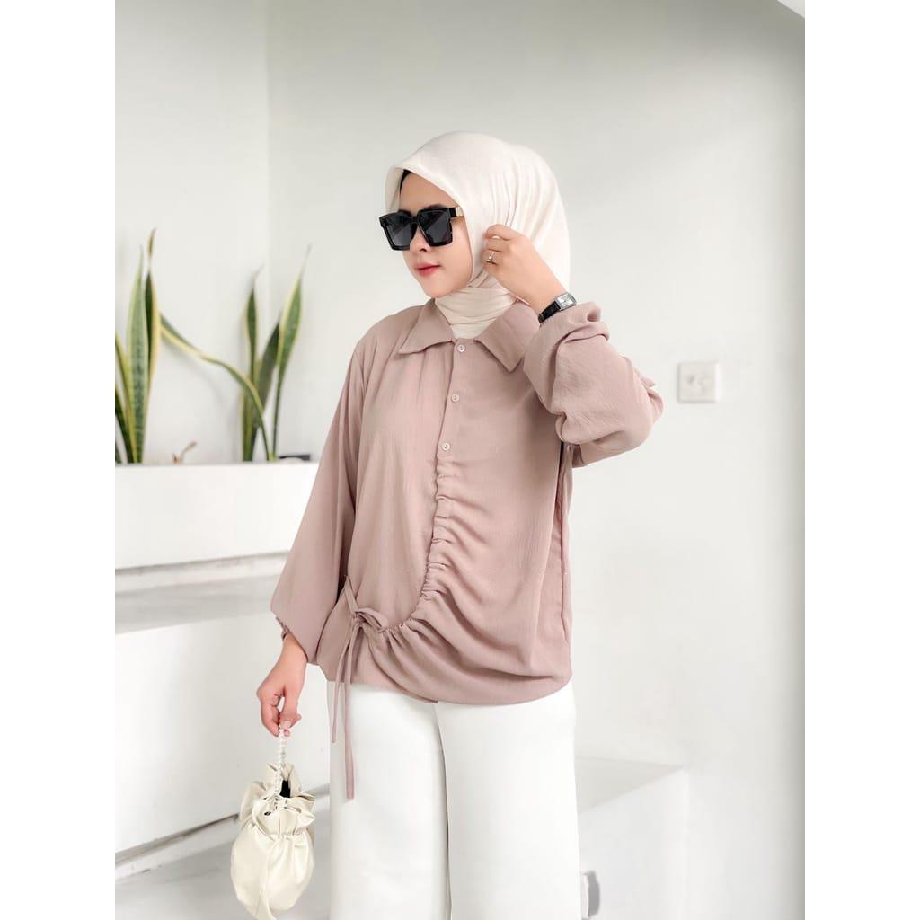 AFI - MC - ⭐️ PREMIUM AIRFLOW CRINCLE ⭐️ Namia CRINCLE Blouse Kerut