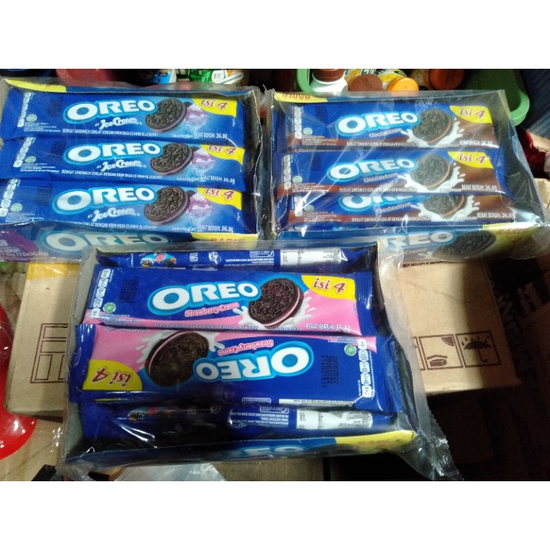 

Oreo ice cream satu kotak isi 12 pcs