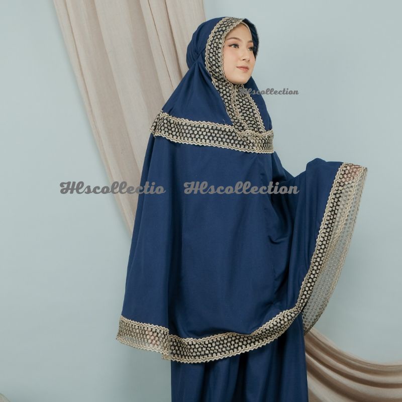 Mukena dewasa 2 in 1 resleting ALMAHYRAseries