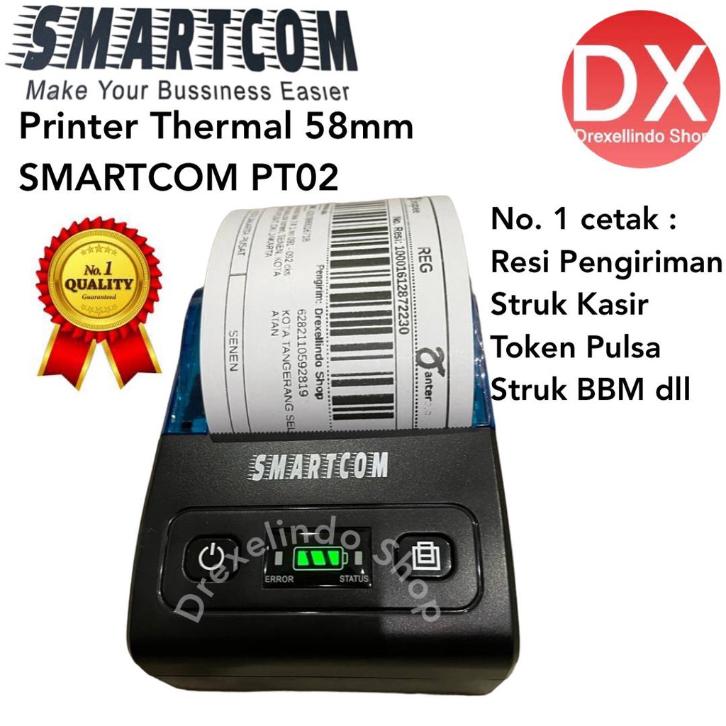 Printer Thermal Bluetooth 58mm SMARTCOM PT02