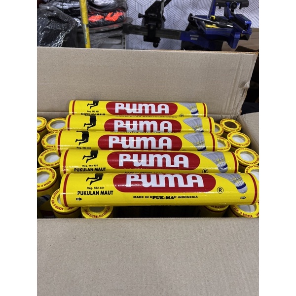 KOK PUMA SHUTTLECOCKS PUMA KUNING ORIGINAL 100%