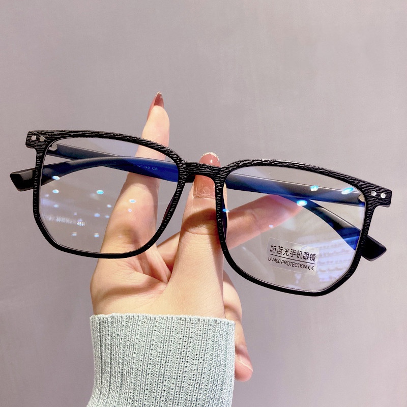 Kacamata Miopia Dengan Bingkai Kayu Ukuran Besar 0-4.0 Untuk Pria Dan Wanita