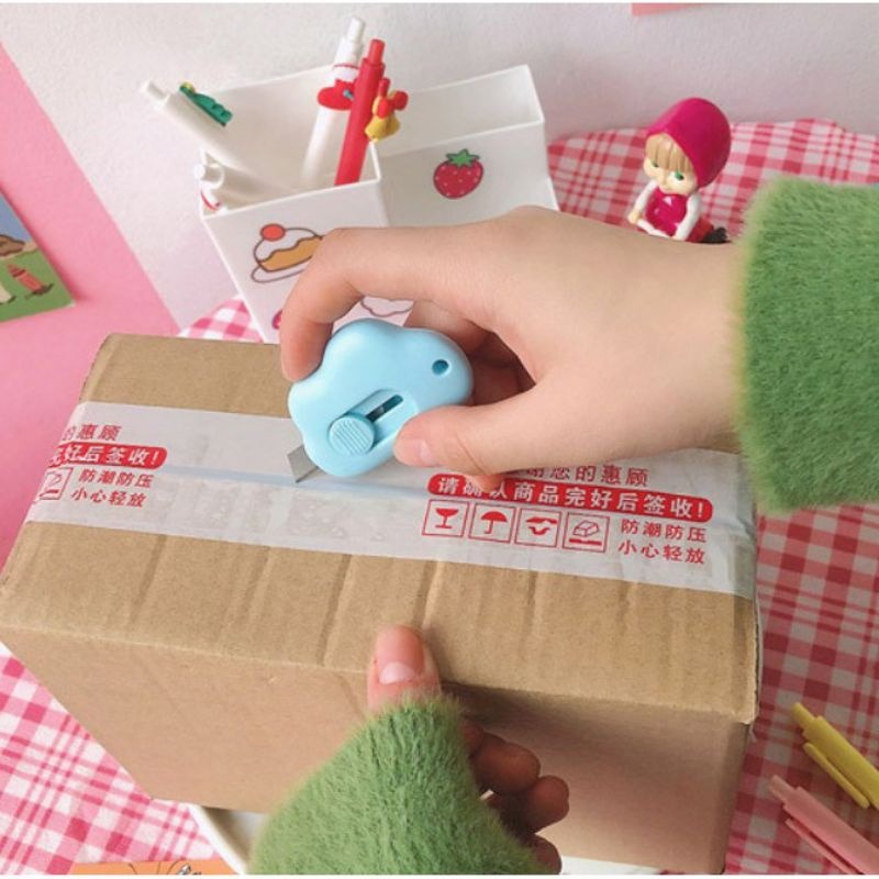CUTTER MINI CUTTER PAKET CUTTER UNBOXING PISAU PAKET MINI CUTTER KATER ALAT POTONG KERTAS ALAT PEMOTONG KERTAS