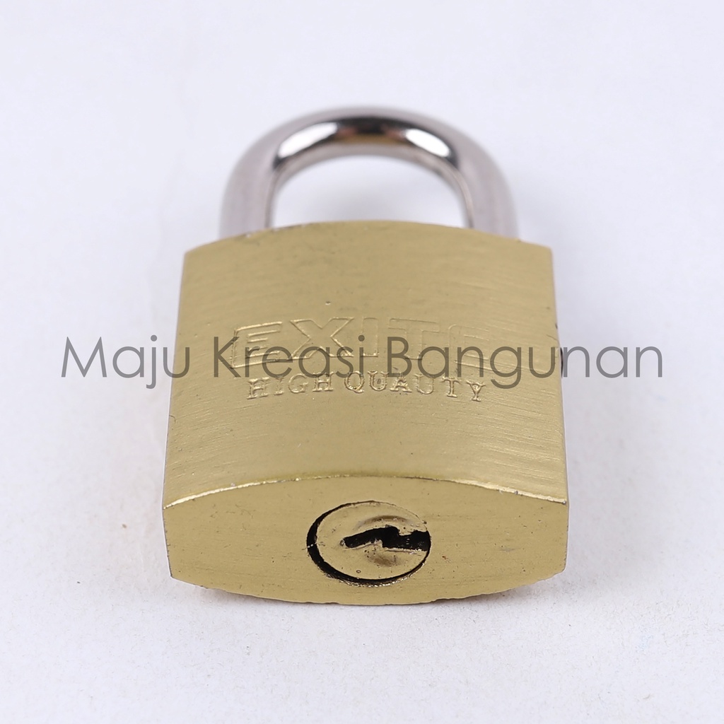 Gembok EXITO Kecil Mini Tas Kotak Koper Travel Luggage Padlock Lemari Laci 25mm 25 mm 2 Anak Kunci