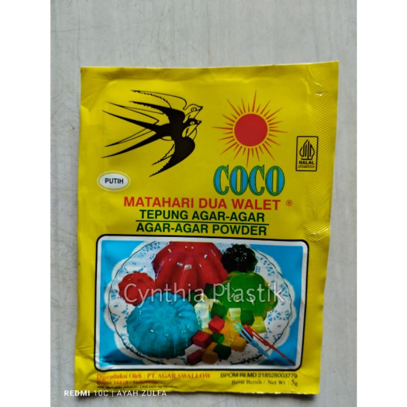 

AGAR AGAR COCO MATAHARI DUA WALET