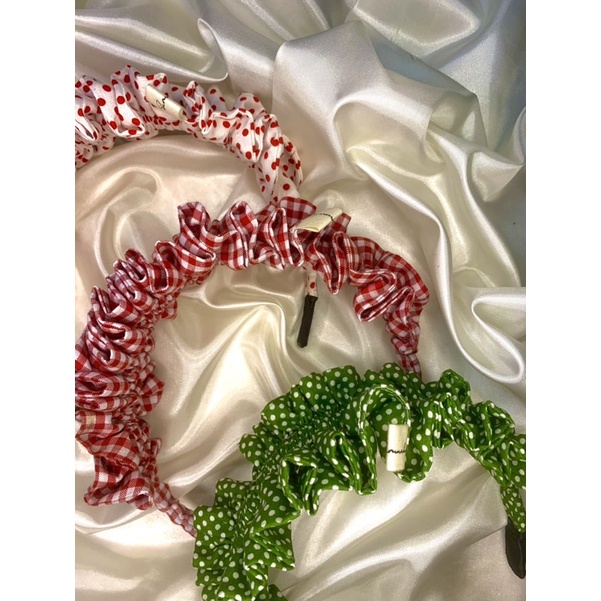 BANDO NAGITA SLAVINA / BANDO VIRAL / BANDO SCRUNCHIE RUFFLE MOTIF